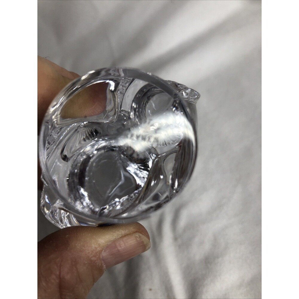 Cristal de Sevres Owl - Glass Figurine Paperweight 2 OWLS - Picture 8 of 9